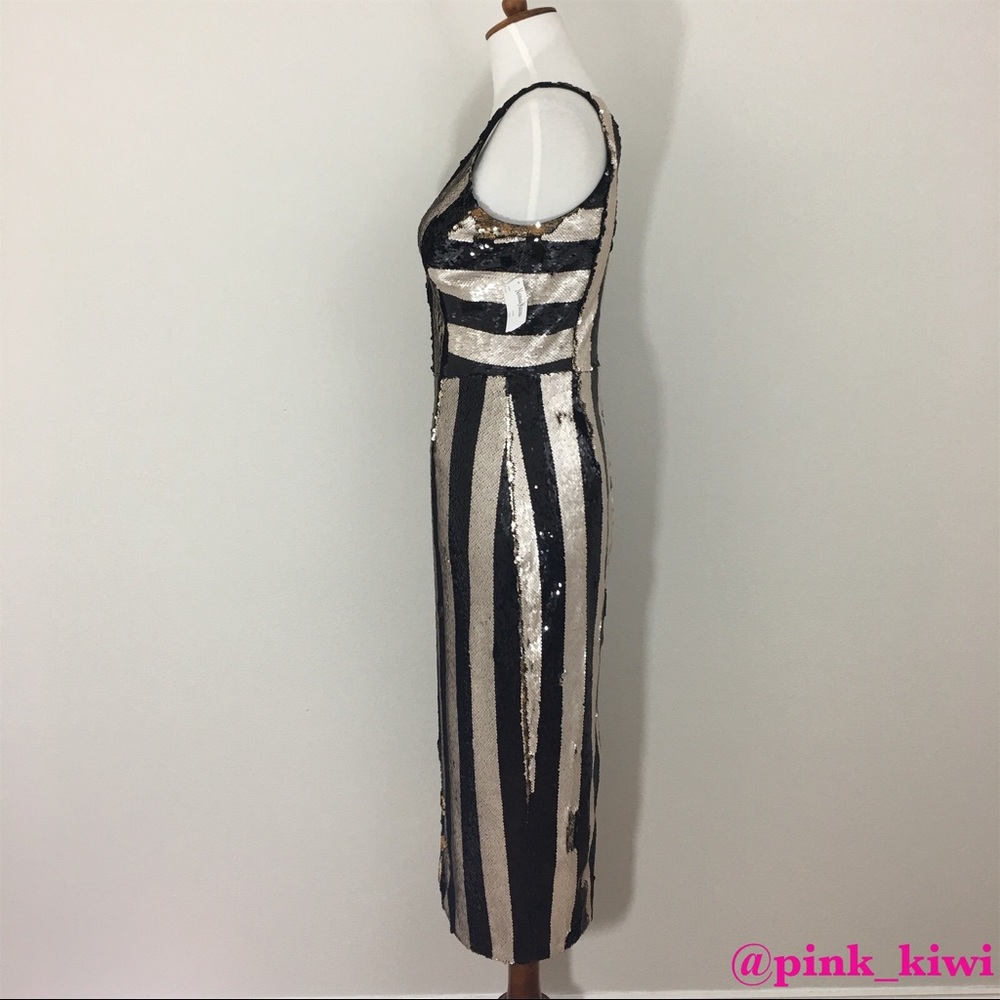 🆑 Dress the Population Margo Sequin Midi Dress - Picture 6 of 15